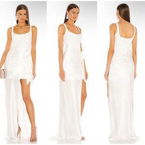 Cinq a Sept Marian Gown in White Size 00